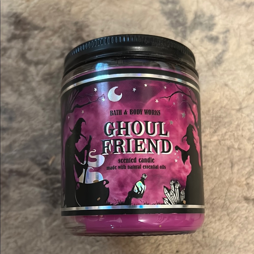 Bath & Body Works Ghoul Friend Candle - Purple and Black